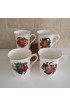 Home Tableware & Barware | Vintage Rosina China Orchard Fruit Mugs- Set of 4 - CM24995