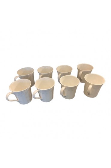Home Tableware & Barware | Vintage Wedgwood Bicentenary Colosseum Bone China Coffee Mugs- Set of 8 - KQ36643