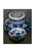 Home Decor | 18th Century Kangxi Chinese Blue and White Porcelain Jar or Vase & Cover - GE84888