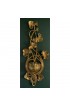 Home Decor | 1960s Art Deco Art Nouveau Brass Leafy Vines Candle Wall Sconces - a Pair - AV30486