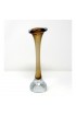 Home Decor | 1960s Aseda Glasbruk Amber Bone Bud Vase With Controlled Bubbles - BX24843