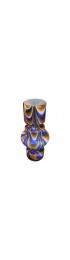 Home Decor | 1970s Carlo Moretti Blue and Rust Murano Glass Vase - OS08031