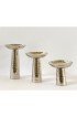 Home Decor | 1970s Chrome Candle Holders- Set of 3 - ZM27738