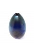 Home Decor | 1988 Maytum Studio Iridescent Cobalt Hand Blown Glass Oil Lamp / Bud Vase - AL93541