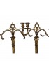 Home Decor | 19th Century French Louis XVI Style Bronze Candelabras - a Pair - NF96604