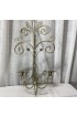 Home Decor | Art Nouveau French Vintage Brass Wall Candle Holder Sconce - XV98211