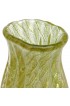 Home Decor | Barovier Toso Murano Vintage Green Swirls Gold Flecks Italian Art Glass Footed Flower Bud Vase - PR61476