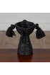 Home Decor | Black Poly Vessel With Tassels by Evan Segota - BU00688