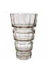 Home Decor | Bohemian Josef Hoffmann for Moser Art Deco Faceted Clear Glass Vase - BT34680