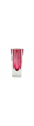 Home Decor | Faceted Sommerso Murano Glass Oball Block Vase from Vetreria Artistica, 1970s - TU16173