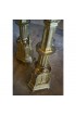 Home Decor | Gold-Plated Gothic Candlesticks - A Pair - TG74391