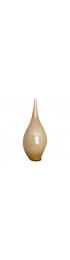 Home Decor | Large Amber Glass Modern Bottle Vase - TL98311