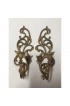 Home Decor | Mid Century Neoclassical Syroco Wall Candle Holders - a Pair - TK40006