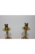 Home Decor | Mid-Century Tony Duquette Style Candle Holders Ostrich Egg and Brass - a Pair Candleholder Candlestick - CO96108
