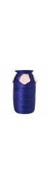 Home Decor | Mini Fanned Out Sisal Vase Tall Cobalt - XA75287