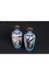 Home Decor | Pair Mid 20th Century Japanese Enameled Akasuke Vases - LQ17714