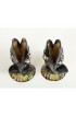 Home Decor | Portuguese Majolica Mussels Spill Vases - a Pair - CU04873