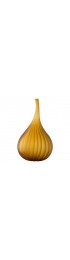 Home Decor | Salviati Murano Glass Vase, Drops Collections Satin Amber - UF52168
