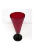 Home Decor | Steven Correia Red and Black Art Glass Vase - ER15914