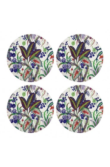 Home Tableware & Barware | Amazonia Classic, 16 Round Pebble Placemats, Set of 4 - WU72622