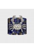 Home Tableware & Barware | Crab Blue Tortoiseshell Resin Napkin Rings, Set of Four - OS03505
