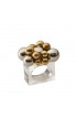 Home Tableware & Barware | Kim Seybert Bauble Napkin Ring in Gold and Silver - Set of 4 - SA14176