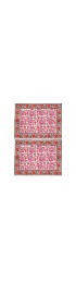 Home Tableware & Barware | Riyad Placemats Pink & Orange - A Pair - LV45155
