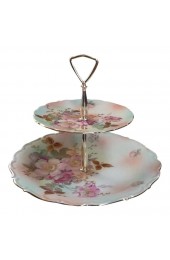 Home Tableware & Barware | Antique Bavarian Dessert Plate Wild Rose - ZY20898