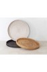 Home Tableware & Barware | Artifacts Rattan Round Serving / Ottoman Tray in Honey Brown - 19 - IQ55816
