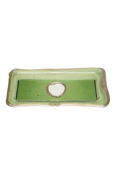 Home Tableware & Barware | Contemporary Gaetano Pesce for Fish Design Large Green Resin Rectangular Tray - CW91625