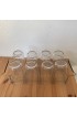 Home Tableware & Barware | Mid-Century Modern Brass Bar Tray With Crystal Cups - Set of 8 - GS60039