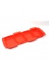 Home Tableware & Barware | Mid-Century Red Plastic Serving Trays - Set of 5 - FF18170