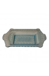 Home Tableware & Barware | Antique Blue Early American Pressed Glass Tray - UN63224