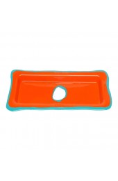 Home Tableware & Barware | Contemporary Gaetano Pesce for Fish Design Large Orange Resin Rectangular Tray - PC26177