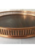 Home Tableware & Barware | Copper Galleried Faux Wood Tray - LR52162