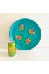 Home Tableware & Barware | Vintage 1960’s Hand Painted Floral Enamel Tin Metal Serving Tray - YA86267