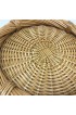 Home Tableware & Barware | Vintage French Woven and Rolled Wicker Serving Tray - XC90385