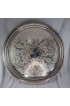 Home Tableware & Barware | Vintage Wm Rogers Oneida Arcadia Silverplate Footed Round Gallery Tray - PR38155