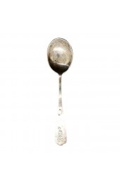 Home Tableware & Barware | 18th Century Early American Coin Silver Trefid Pattern Mustard/Condiment Spoon - TB00551