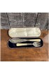 Home Tableware & Barware | Antique Embellished English Silverplate Fish Knife & Fork Serving Set- 2 Pieces - PR04964