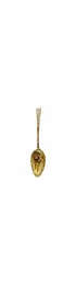 Home Tableware & Barware | Circa 1809 Antique Georgian Sterling Silver Berry Spoon With Gold Wash Repoussé Bowl - SO12690