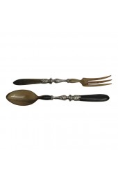 Home Tableware & Barware | French Salad Servers With Natural Horn - 2 Piece Set - ZL95666