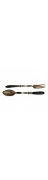 Home Tableware & Barware | French Salad Servers With Natural Horn - 2 Piece Set - ZL95666