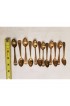 Home Tableware & Barware | Set of 12 Brass or Gold Toned Demitasse Spoons - ZS27436