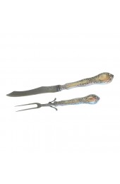 Home Tableware & Barware | Vintage Preisner Sterling Silver Carving Knife & Fork Set- 2 Pieces - KF02146