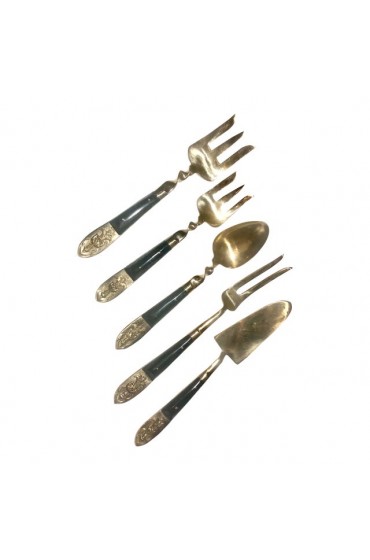 Home Tableware & Barware | Vintage Siam Serving Utensils - 5 Pieces - ZM95540