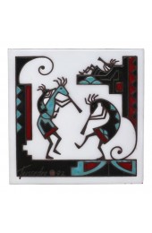 Home Tableware & Barware | 1992 Tribal Band Ceramic Tile Trivet or Wall Decor by Teissedre Designs - ZX15368