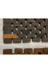 Home Tableware & Barware | 2000s Pomax Rectangular Wood Tile Placemats or Trivets Made in Belgium - Set of 2 - OB21862