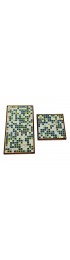 Home Tableware & Barware | Mid-Century-Style Mosaic Tile Trivet Hotplate- Set of 2 - EU90898