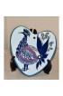 Home Tableware & Barware | Royal Copenhagen Fajance Peacock Heart Shaped Trivet - JL34931